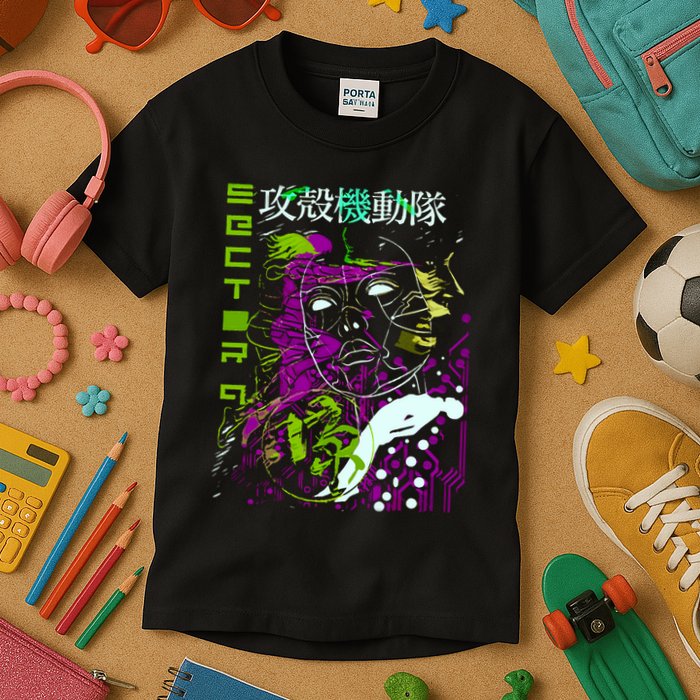 Ghost In The Shell Kids T-Shirt