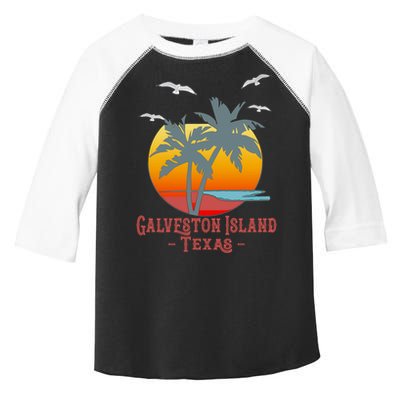 Galveston Island Texas Vintage Beach Souvenir Meaningful Gift Toddler Fine Jersey T-Shirt