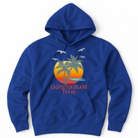 Galveston Island Texas Vintage Beach Souvenir Meaningful Gift Hoodie