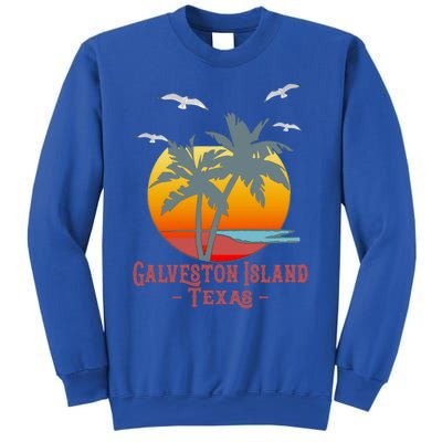 Galveston Island Texas Vintage Beach Souvenir Meaningful Gift Sweatshirt