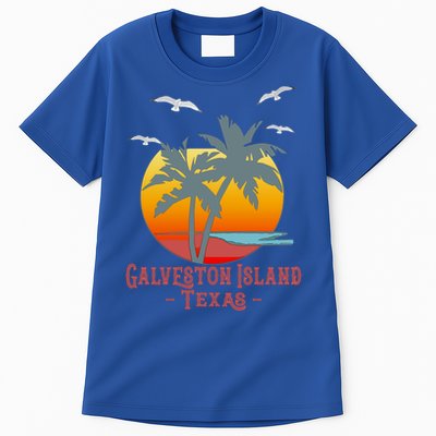 Galveston Island Texas Vintage Beach Souvenir Meaningful Gift Tall T-Shirt