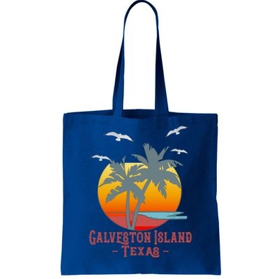 Galveston Island Texas Vintage Beach Souvenir Meaningful Gift Tote Bag