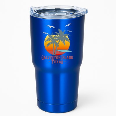 Galveston Island Texas Vintage Beach Souvenir Meaningful Gift Tumbler