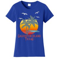 Galveston Island Texas Vintage Beach Souvenir Meaningful Gift Women's T-Shirt