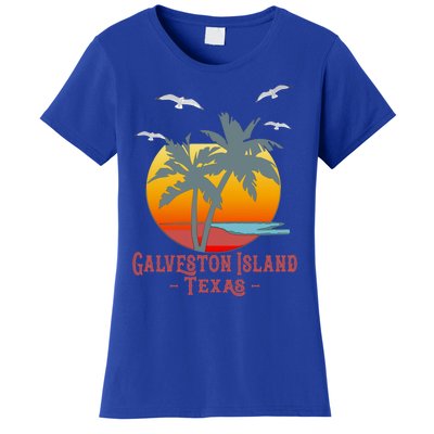 Galveston Island Texas Vintage Beach Souvenir Meaningful Gift Women's T-Shirt