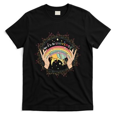 Give It To Universe Celestial Gay Mystical Lesbian Rainbow Color T-Shirt