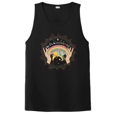 Give It To Universe Celestial Gay Mystical Lesbian Rainbow Color PosiCharge Competitor Tank