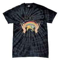 Give It To Universe Celestial Gay Mystical Lesbian Rainbow Color Tie-Dye T-Shirt