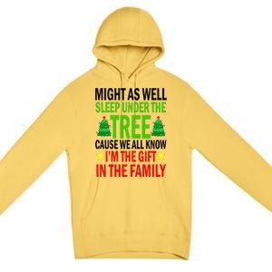 Gift In The Family Funny Christmas Holiday Premium Pullover Hoodie