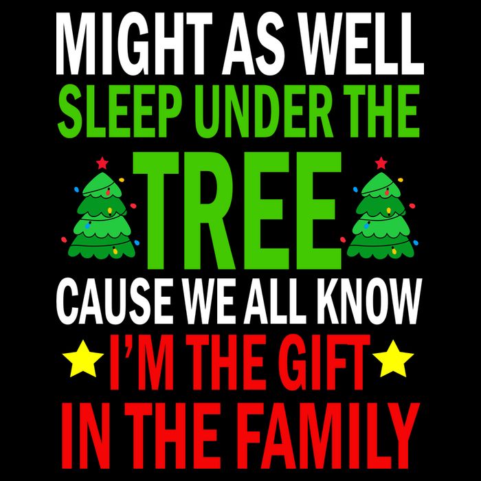 Gift In The Family Funny Christmas Holiday Cooling Performance Crew T-Shirt