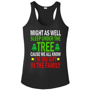 Gift In The Family Funny Christmas Holiday Ladies PosiCharge Competitor Racerback Tank