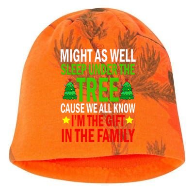 Gift In The Family Funny Christmas Holiday Kati - Camo Knit Beanie