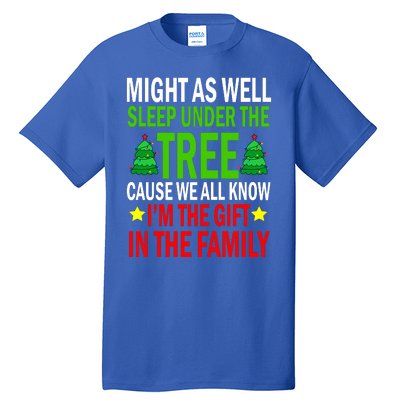 Gift In The Family Funny Christmas Holiday Tall T-Shirt