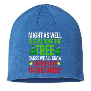 Gift In The Family Funny Christmas Holiday Sustainable Beanie