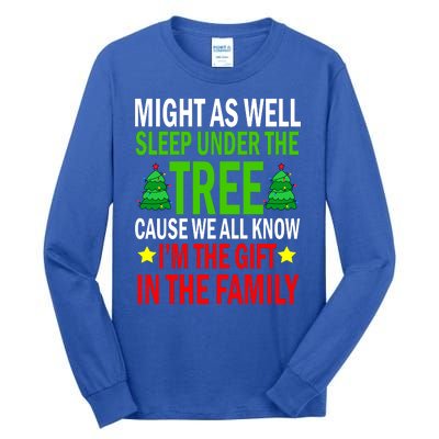 Gift In The Family Funny Christmas Holiday Tall Long Sleeve T-Shirt