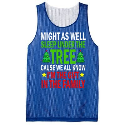 Gift In The Family Funny Christmas Holiday Mesh Reversible Basketball Jersey Tank