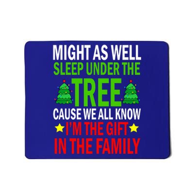 Gift In The Family Funny Christmas Holiday Mousepad