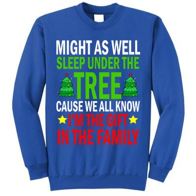 Gift In The Family Funny Christmas Holiday Tall Sweatshirt