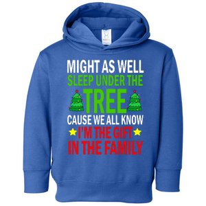 Gift In The Family Funny Christmas Holiday Toddler Hoodie