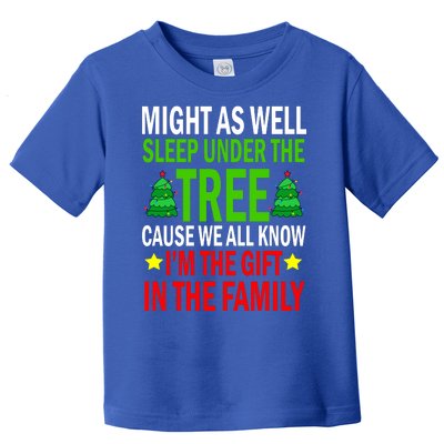 Gift In The Family Funny Christmas Holiday Toddler T-Shirt