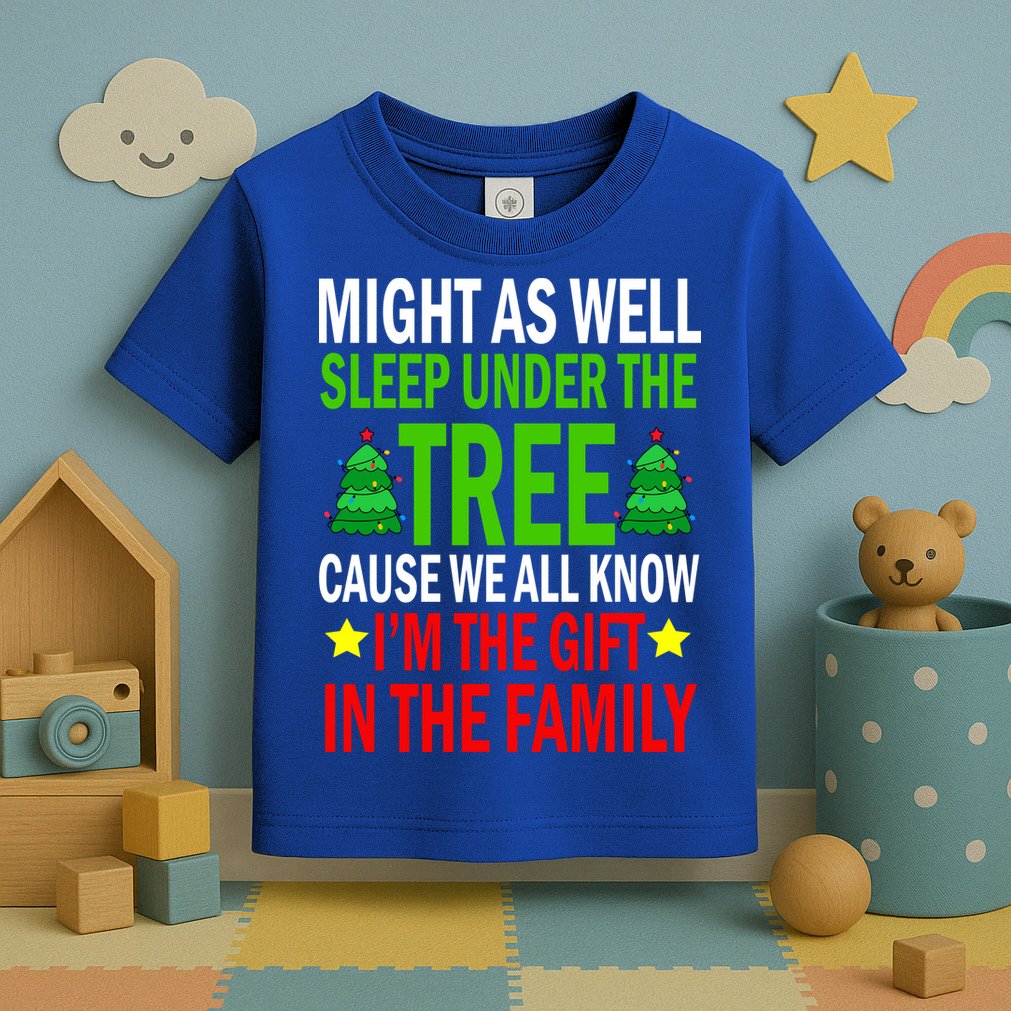 Gift In The Family Funny Christmas Holiday Toddler T-Shirt