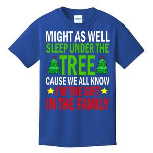 Gift In The Family Funny Christmas Holiday Kids T-Shirt