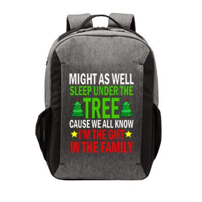 Gift In The Family Funny Christmas Holiday Vector Backpack