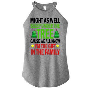 Gift In The Family Funny Christmas Holiday Women's Perfect Tri Rocker Tank