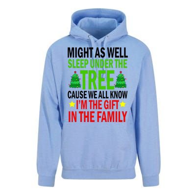 Gift In The Family Funny Christmas Holiday Unisex Surf Hoodie