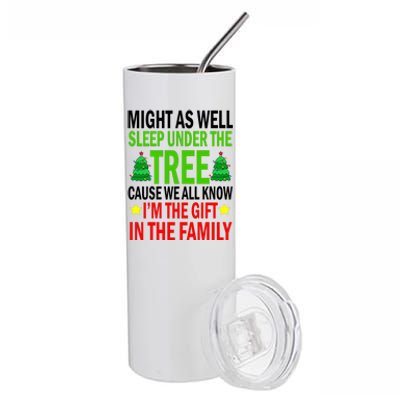 Gift In The Family Funny Christmas Holiday Stainless Steel Tumbler