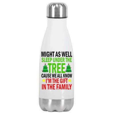 Gift In The Family Funny Christmas Holiday Stainless Steel Insulated Water Bottle