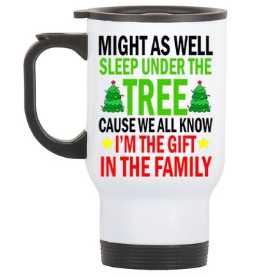 Gift In The Family Funny Christmas Holiday Stainless Steel Travel Mug