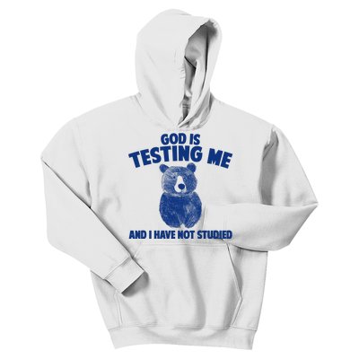 God Is Testing Me And I Have Not Studied Kids Hoodie