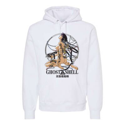 Ghost In The Shell Japanese Manga Anime Retro Gamer Cult Meme Movie Music Premium Hoodie