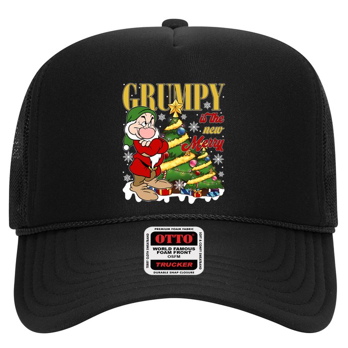 Grumpy Is The New Merry Grumpy Christmas Lights Grumpy Dwarf Trucker Hat
