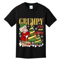 Grumpy Is The New Merry Grumpy Christmas Lights Grumpy Dwarf Kids T-Shirt