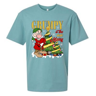 Grumpy Is The New Merry Grumpy Christmas Lights Grumpy Dwarf Sueded Cloud Jersey T-Shirt