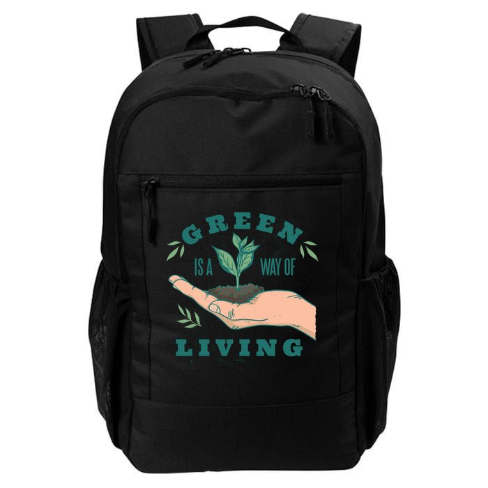 Green Is The Way Of Living Backpack