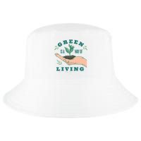 Green Is The Way Of Living Cool Comfort Performance Bucket Hat