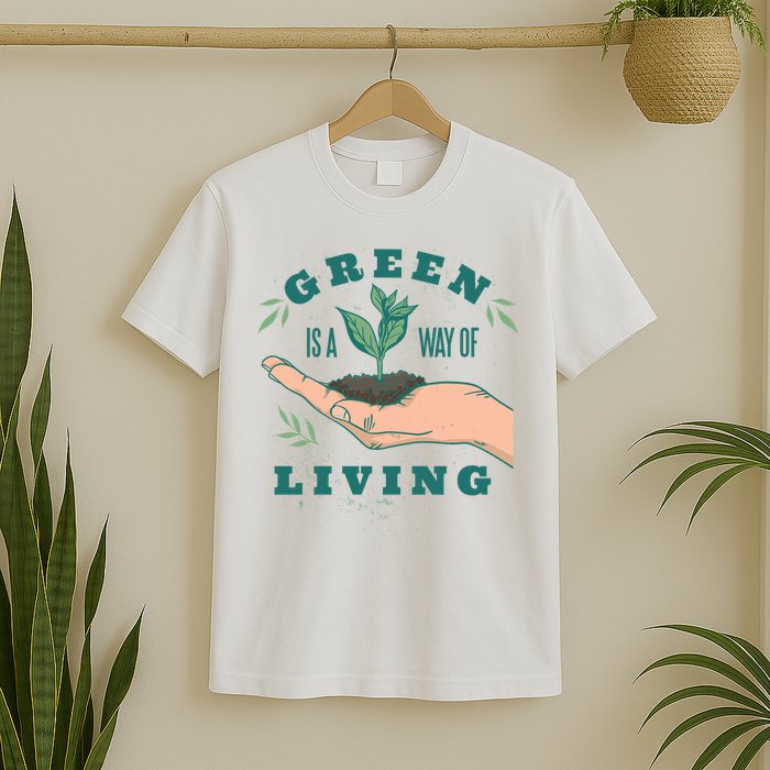 Green Is The Way Of Living T-Shirt