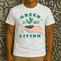 Green Is The Way Of Living T-Shirt