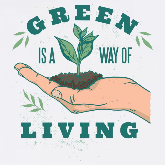 Green Is The Way Of Living Toddler T-Shirt