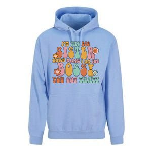 Groovy I'm The Big Sister Which Means I Am The Boss Sister Cool Gift Unisex Surf Hoodie