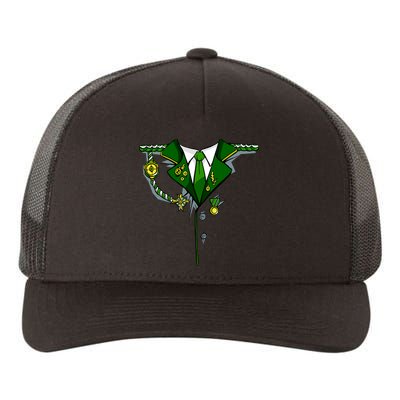 Green Irish Tux St. Patrick's Day Costume Yupoong Adult 5-Panel Trucker Hat