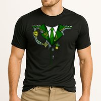 Green Irish Tux St. Patrick's Day Costume Performance Shirt