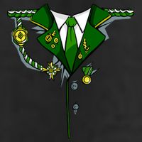 Green Irish Tux St. Patrick's Day Costume Beanie