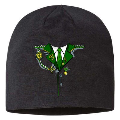 Green Irish Tux St. Patrick's Day Costume Sustainable Beanie