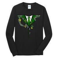 Green Irish Tux St. Patrick's Day Costume Tall Long Sleeve T-Shirt
