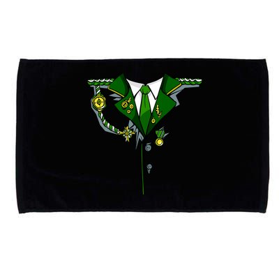 Green Irish Tux St. Patrick's Day Costume Microfiber Hand Towel