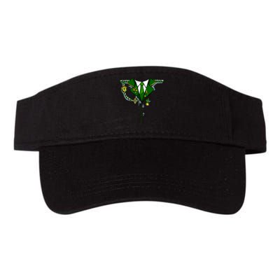 Green Irish Tux St. Patrick's Day Costume Visor